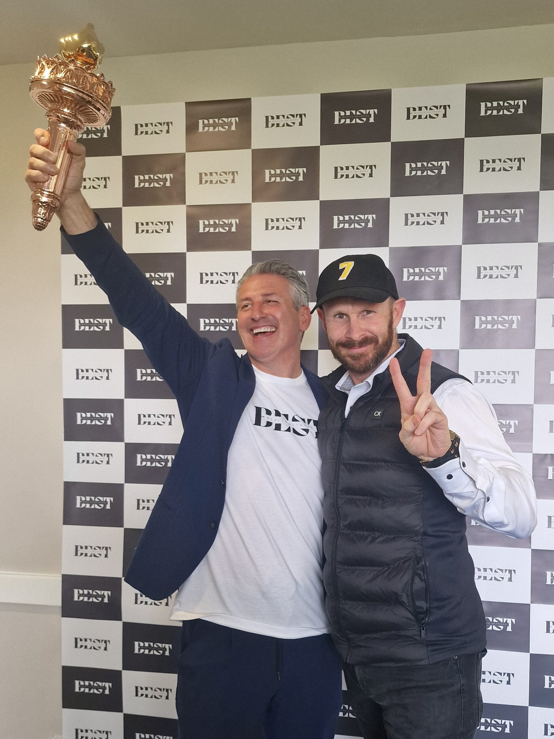Alfie Best – Chosen as the First British Billionaire to Hold Aloft The Liberty Torch.